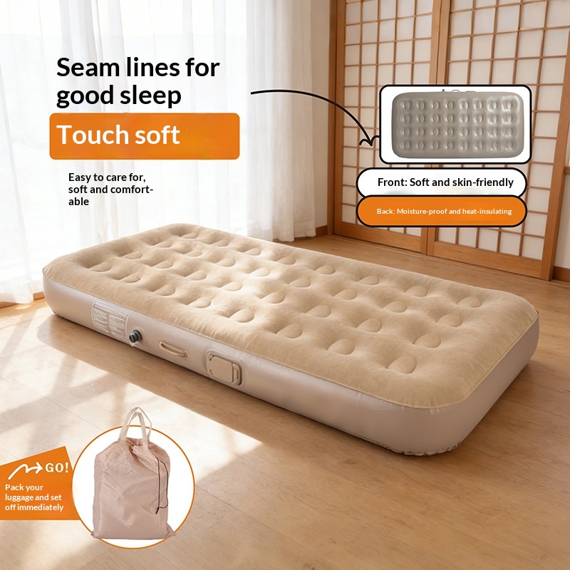 Matelas de camping gonflable automatique et pliable