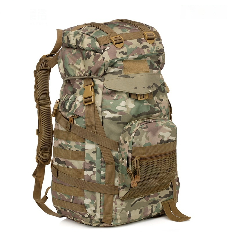 Sac à dos camouflage 60L pour le camping