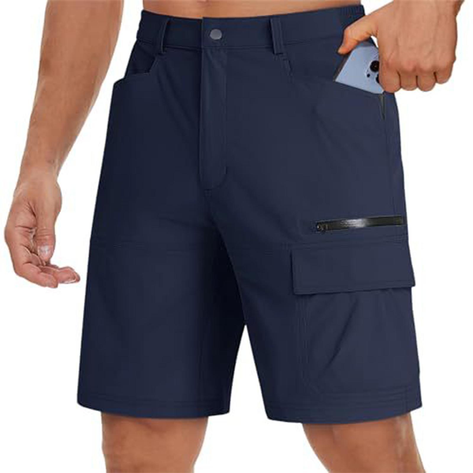 Short multipoches pour homme, idéal pour la randonnée en plein air